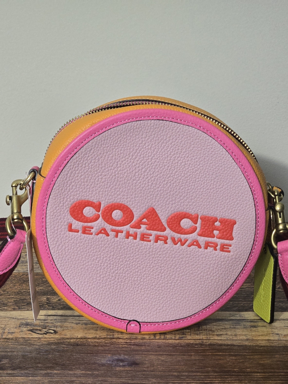 Coach Kia Circle Bag In Colorblock